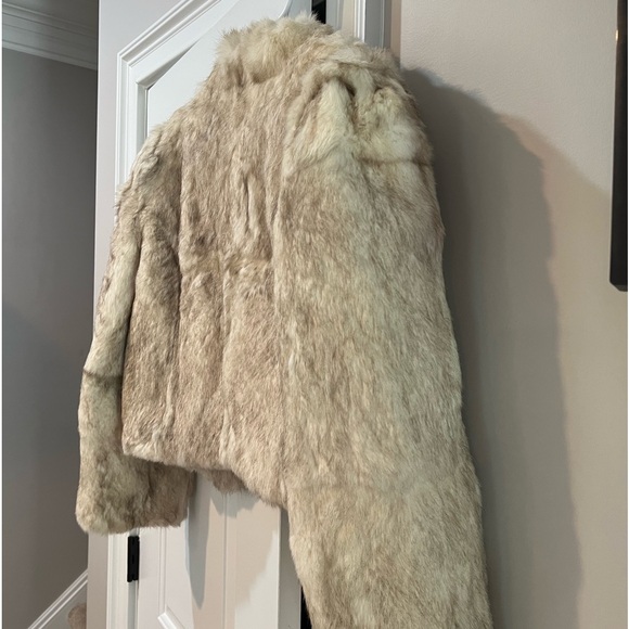 Split End Ltd Rabbit Fur Coat Vintage Sz M - Picture 4 of 9